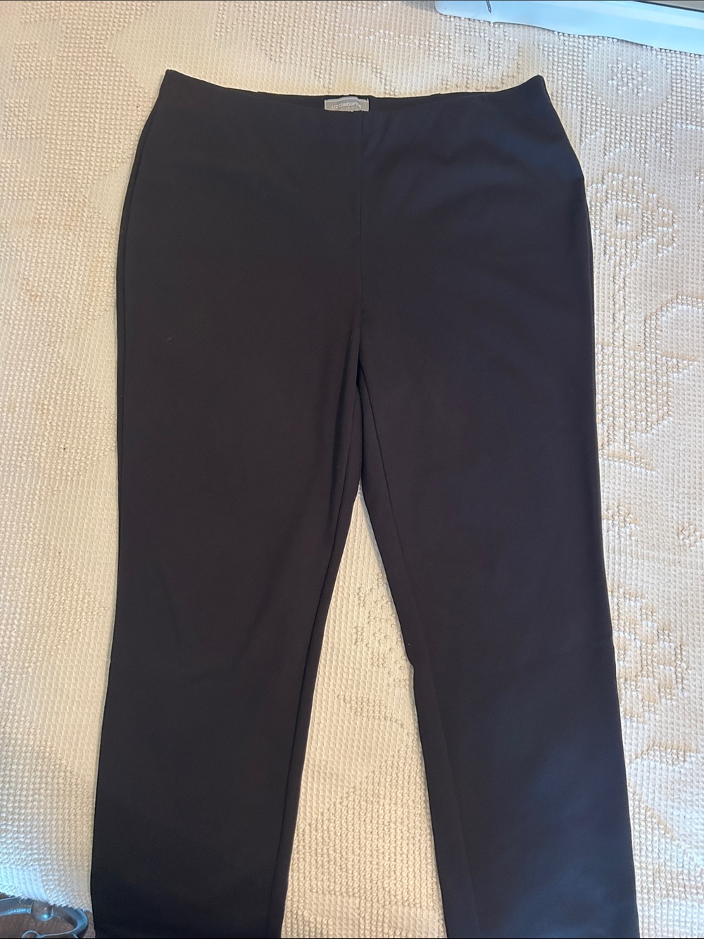Studio Black Stretch Waist Pants by Liz Claiborne
